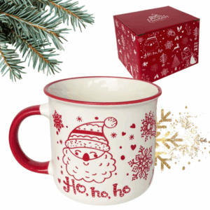 Świąteczny Kubek ceramiczny 350 ml + Pudełko na Prezent KB12
